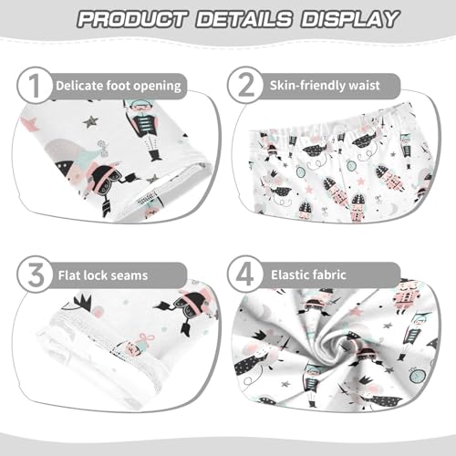 Girls Leggings Soft Toddler Ankle Length Bottoms Christmas Nutcracker Mouse King Kids Dance Yoga Pants 4-10 Years3