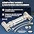 Uiyofok Stainless Steel Chromed Brass Bypass Sensor Valve Kit for Instant Hot Water Recirculating System,Replace The Old Plastic Version,Compatible With 500800,500805,367010,595926