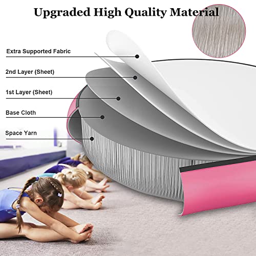 Czgbro PURPLE001 3.3Ft Air Spot Gymnastics Mat, 8 Inch Thick Air Mat Tumble Track Gymnastic Equipment Inflatable Tumbler Backbend Trainer thumb #1