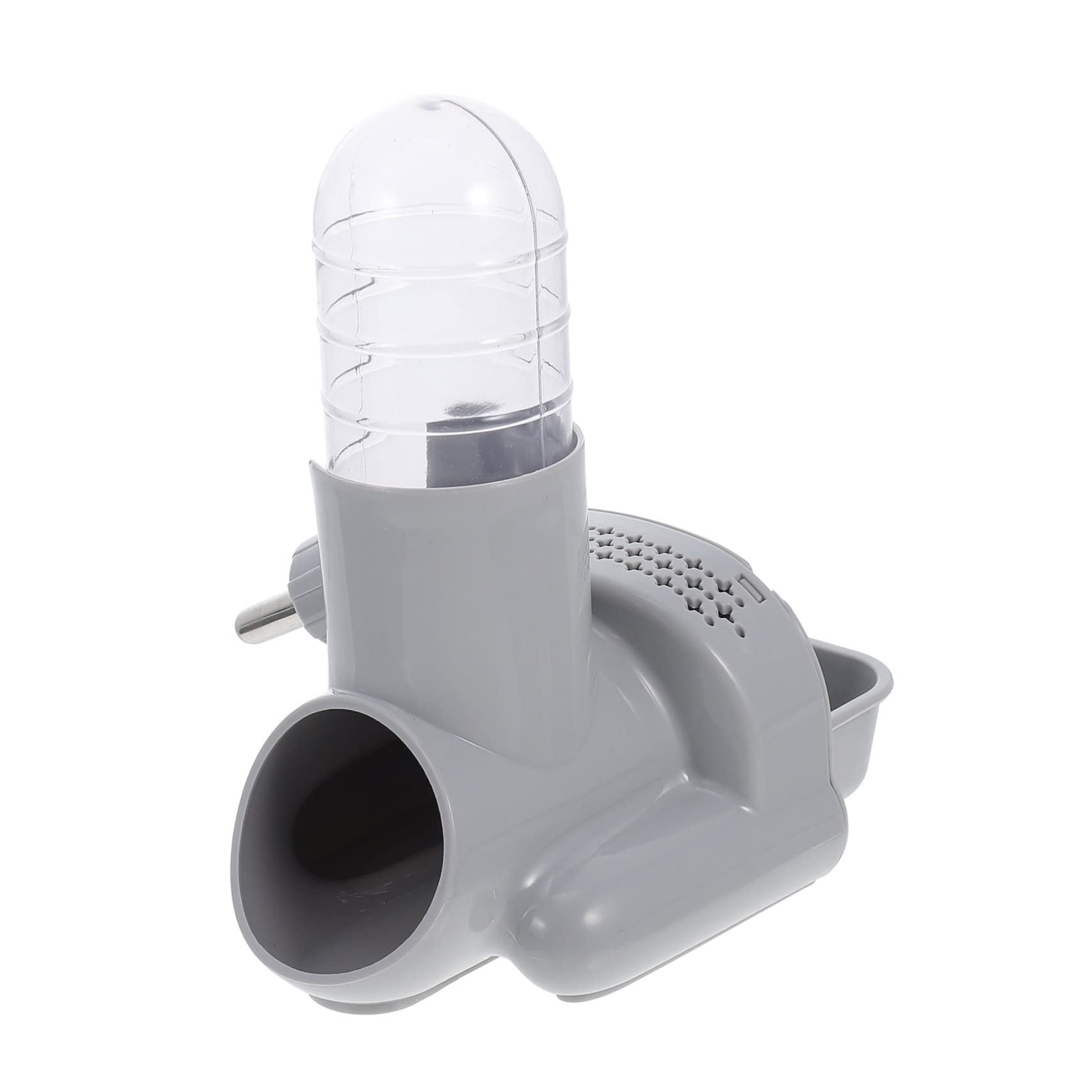 Abaodam Transparent Hamster Water Feeder Leakproof Automatic Water Dispenser with Bearings Non Slip Base for Hamsters Rabbits and Guinea Pigs