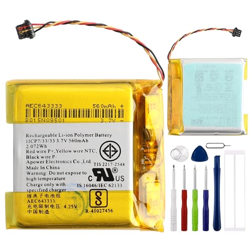 E yiiviil Batería de repuesto AEC643333 compatible con Dr DRE Beats Studio 2.0 Wireless AEC643333 con herramientas