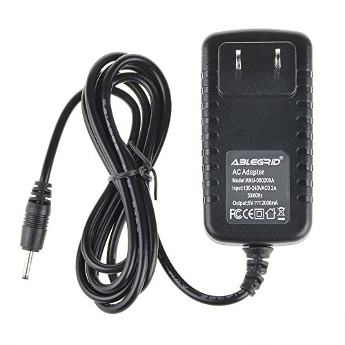 5V 2A AC Wall Adapter Cable Charger for Coby Kyros 7-Inch Tablet series MID7022 MID7014 MID 7015 MID7016 MID7012 MID7033 MID7035 **AbleGrid Trademarked**