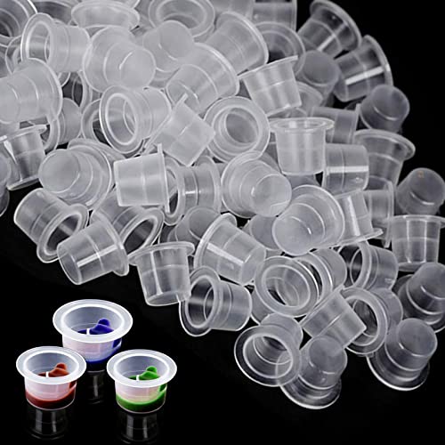 Gobelets d'encre pour tatouage Yuelong blanc de 3 tailles assorties pour encres et pigments