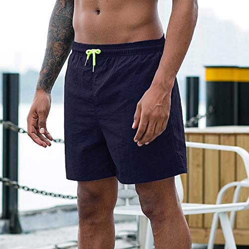 Ajcoflt Homens Shorts Esporte Verão Hip Aptidão Correndo Sportwear Cinto Gravata Cintura Calças Quen