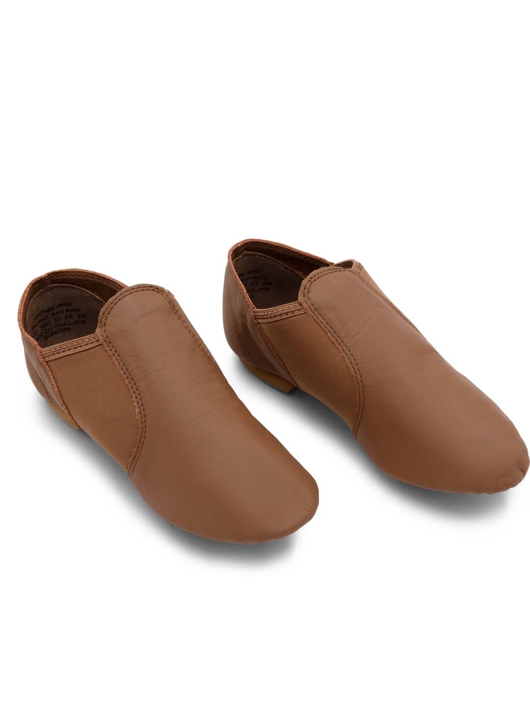 Capezio E-Series Jazz Slip On-Child Shoe, Beige, 1.5 Wide US Unisex Little_Kid