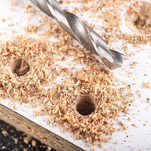 5Pz Set di Punta di Trivello a Spirale in Acciaio