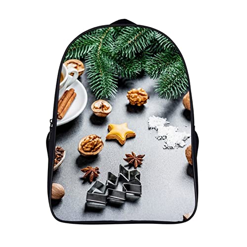 Sac à dos d'école café 40x28x16cm pour ados et enfants