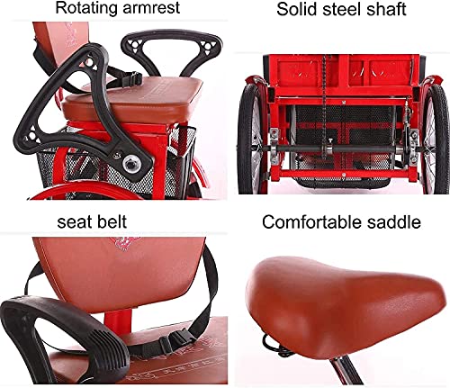 Triciclo Plegable para Adultos con Asiento y Canasto miniatura 4