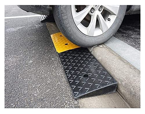 Rampa de goma negra 98x25x6 cm para estacionamiento miniatura 7