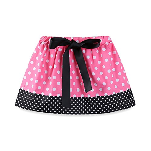 Image of Mud Kingdom Girls Outfits Cute Cartoon Polka Dots Summer Holiday Clothes Sets