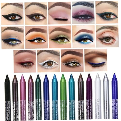 Set de 14 Lápices de Delineador Glitter Impermeable miniatura 3