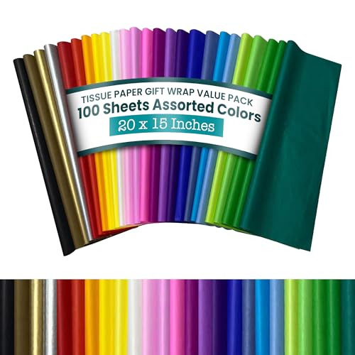 Ocean Tides 100-ASSORTED-25X38 Tissue Paper Gift Wrap cover