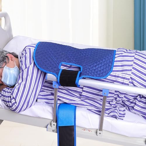 CRAZY ROSA Turning Pad for Bedridden Elderly Prevent Bedsores & Relieve Caregiver Back Strain 1-Person Operation Positioning Bed Pad with Handles & Side-Fixation Straps