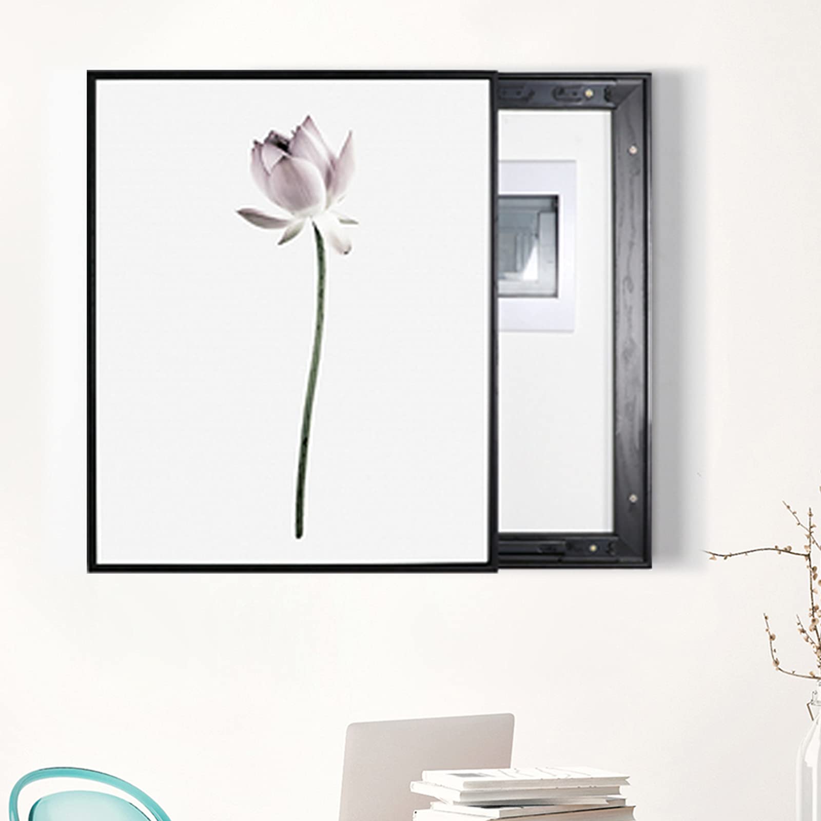 Pintura decorativa de caja de distribución, Tapa de empujar y tirar Imagen colgante desmontable creativa Contadores eléctricos Cubierta del medidor eléctrico Pintura decorativa Cuadros decorativos mod