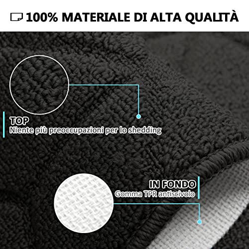 Zerbino In Flanella 40x60 Cm – Morbido E Assorbente Per Interni Ed Esterni – Lavabile In Lavatrice – Ideale Per Ingresso E Cucina