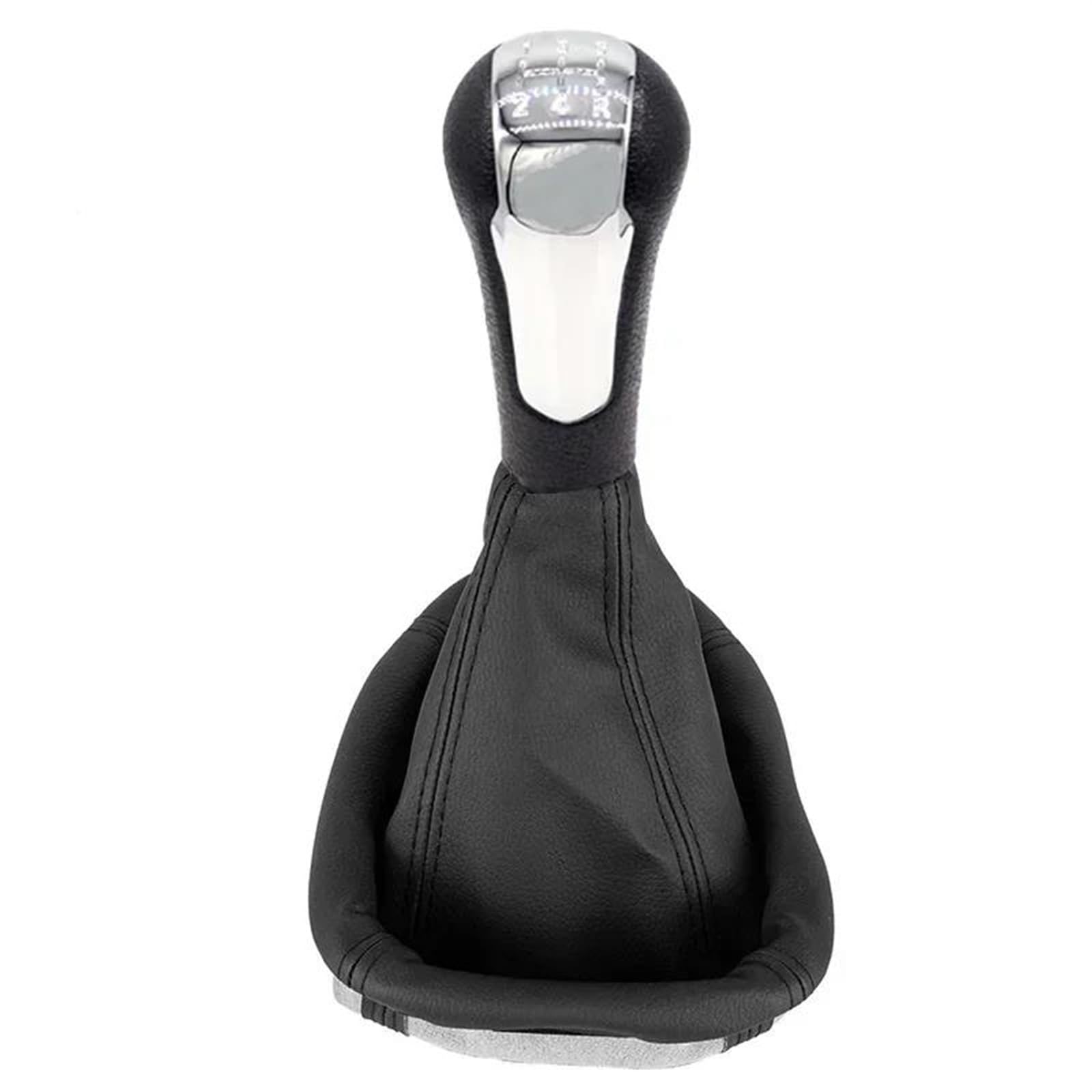 Fsozdbbpl Chrome Automotive Parts 5 Speed Car Manual Gear Shift Knob With Boot Shifter Lever For Chevrolet For Holden For Barina For Spark (M300) 2011 2012 2013 2014 2015(Chrome)