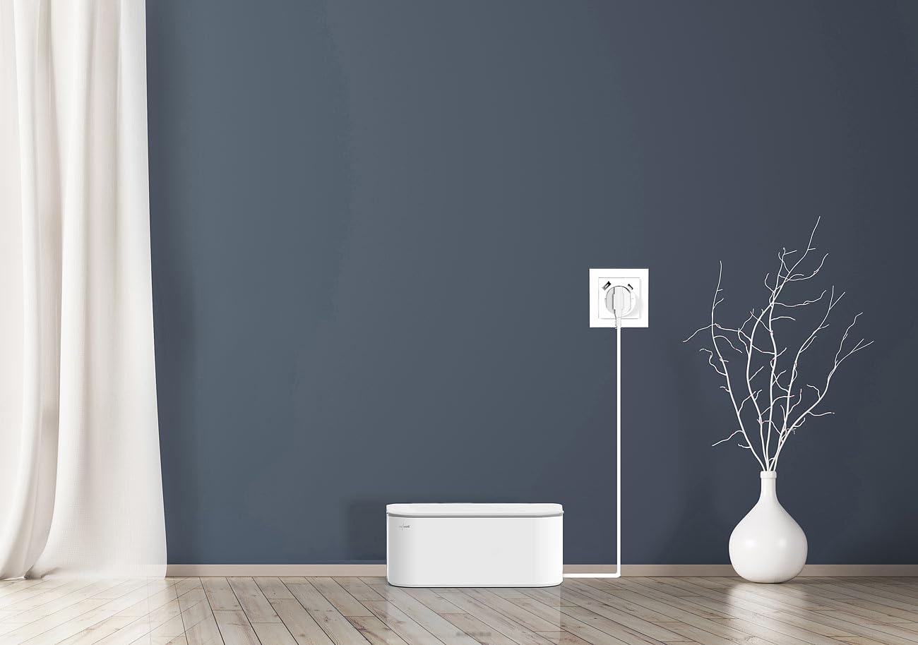 revolt Kabelbox: 2er-Set 5-fach Steckdosenl. mit Kabelb., 1x USB-A 20W 1x USB-C 20W (Kabelbox mit Steckdosenleiste, Steckerleiste mit Schalter, Kabel)