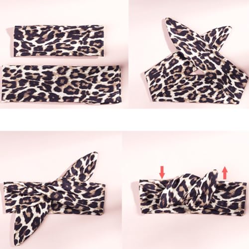 2 Pack Diademas para Perro y Mujer con Lazo Ajustable miniatura 4