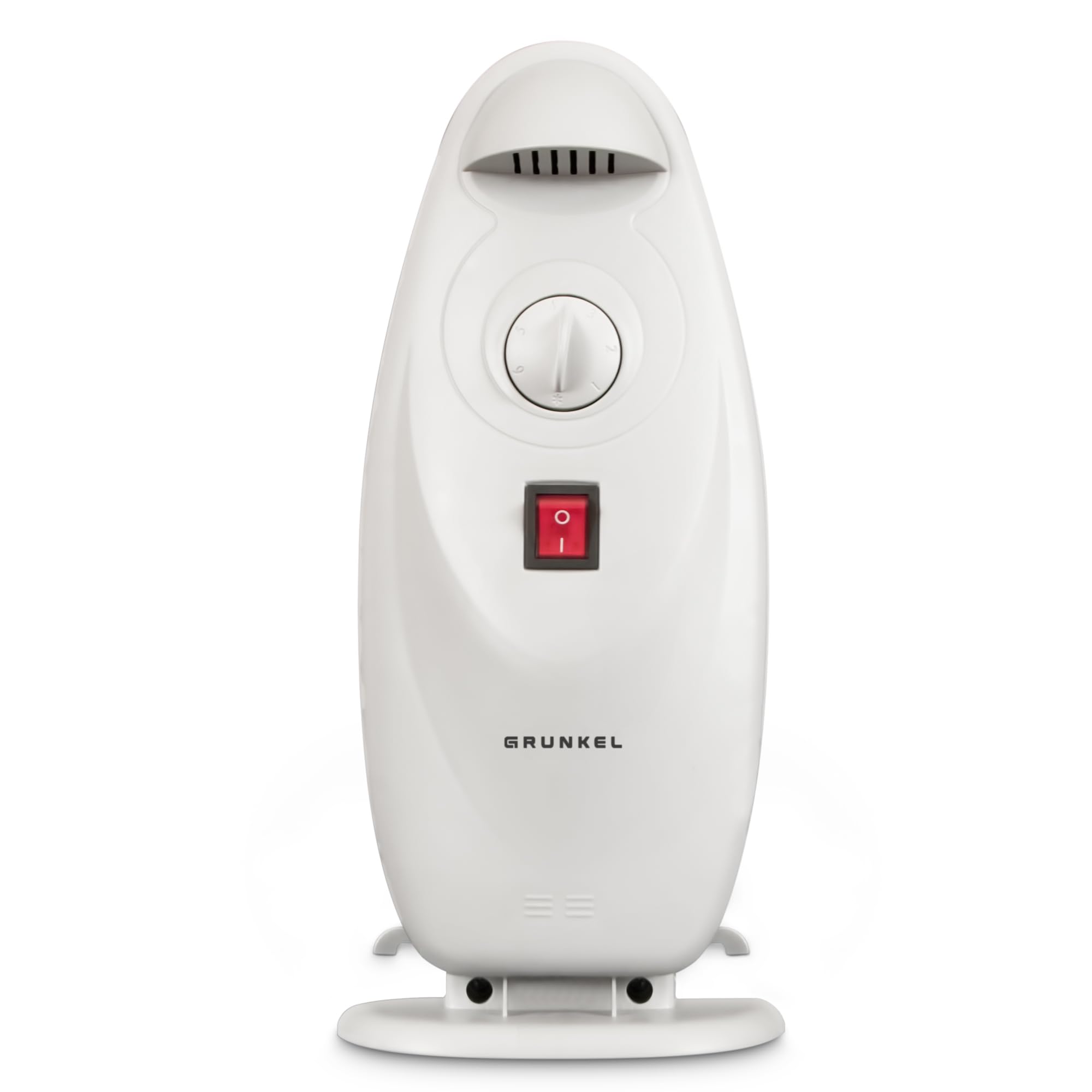 Grunkel - Radiador de Aceite de 7 elementos 800W RACP-80D Emisor de calor de bajo consumo 3 niveles de calor regulables, termostato y sistema de protección sobrecalentamiento.