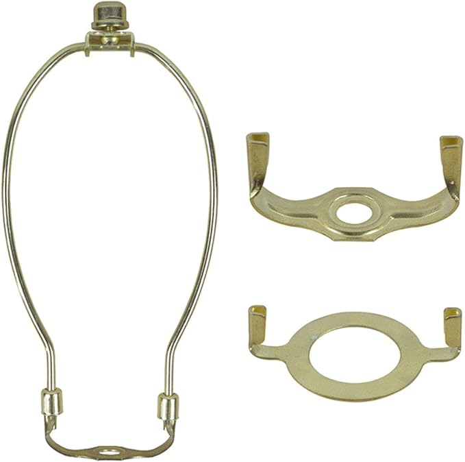 8 inch Lamp Harp Holder Lamp Shade Parts, Lampshade Adapter Adjustable