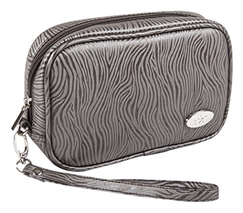 Cool-It Caddy Contempo Freeze and Go Cosmetic and Snack Bag for Golf, Tennis and Travel, Pewter