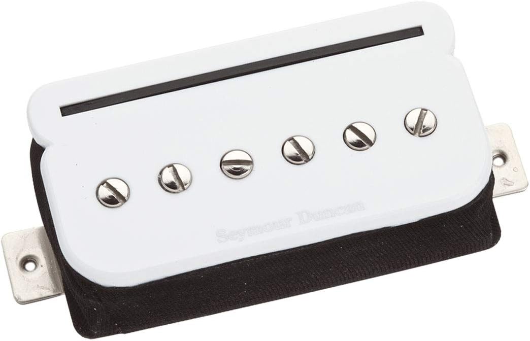 Seymour Duncan Hot P-Rails - Bridge - White - High Output Electric Guitar Pickup