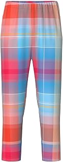 Pantalones de pijama para niños y niñas, cintura elástica suave