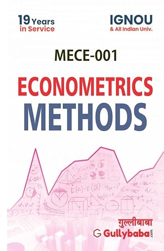 MECE1 Econometrics Methods (IGNOU Help book for MECE-001 in English Medium)