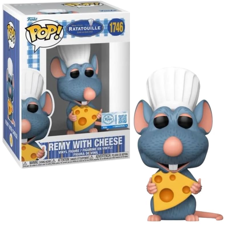 Funko Pop! Disney Pixar | Ratatouille Remy with Cheese Nº1746 | Special Edition | Collectible Vinyl Figure | Disney Special Edition | FS