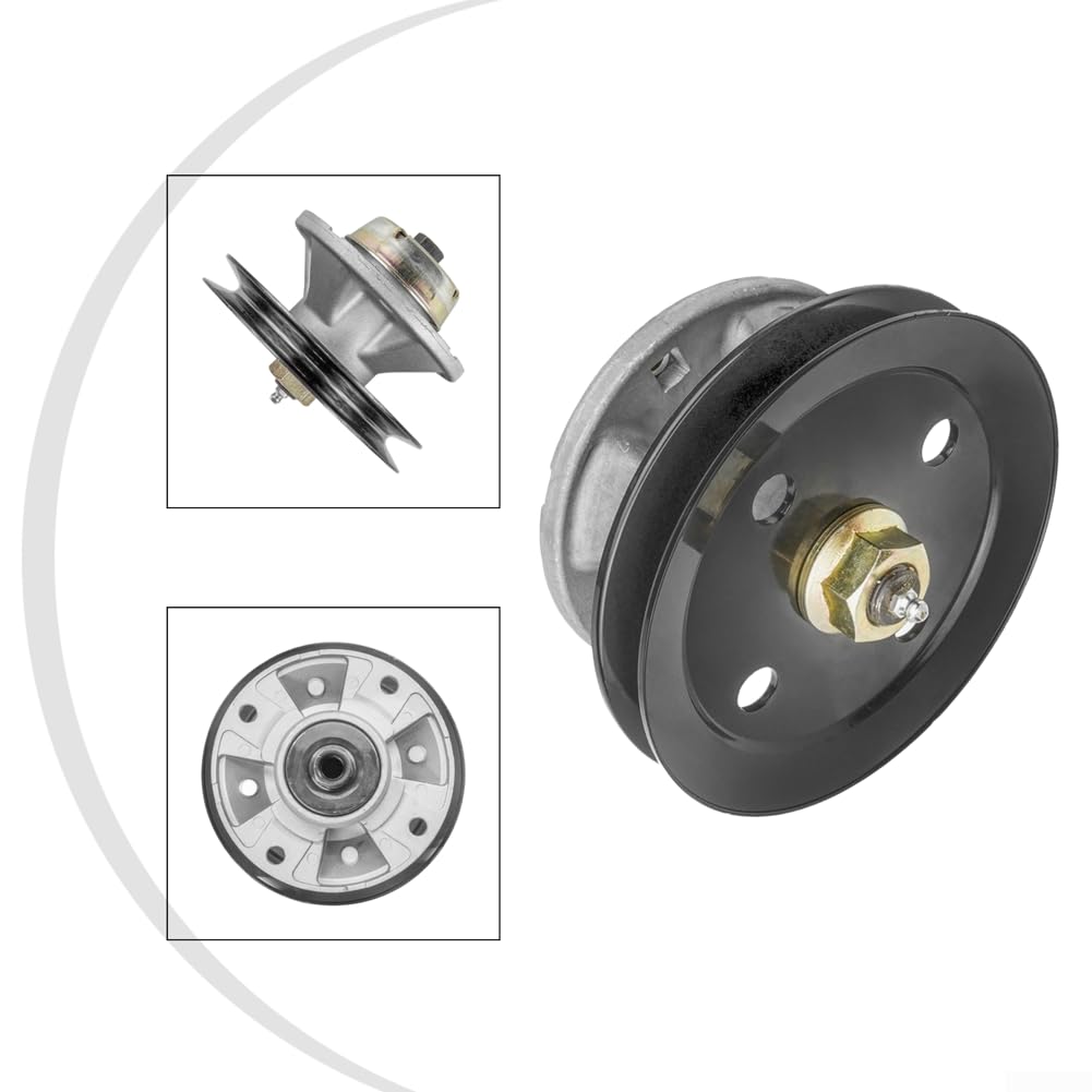 Eje de cubierta de cortacésped AM121342 compatible con LX172 LX266 GS45 48 54 pulgadas montaje de trabajo