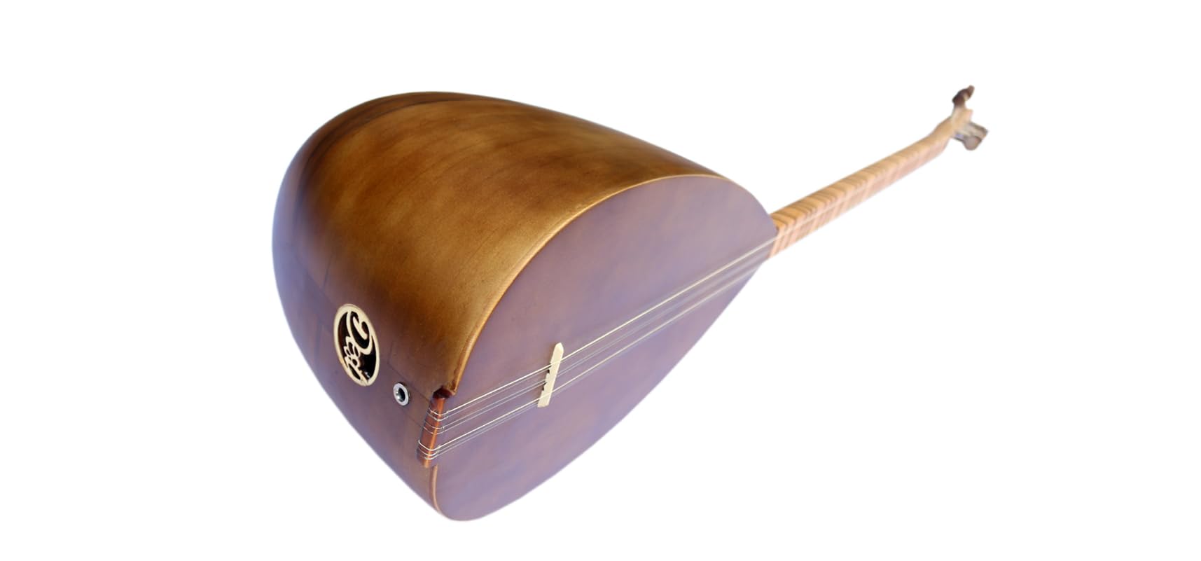 Baglama Saz ASL-109 Maulbeere mit langem Hals, türkische Qualität