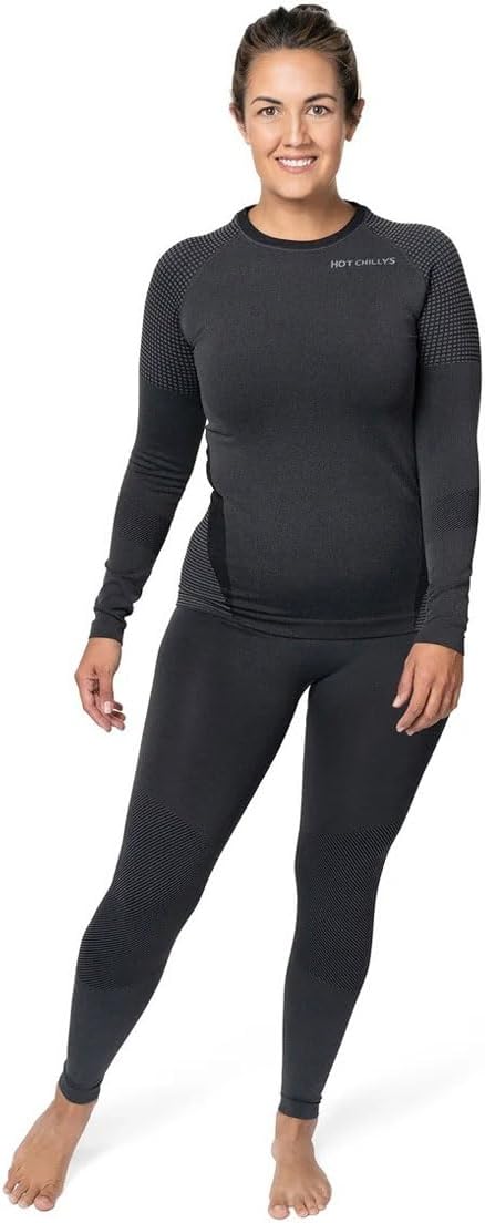 Hot Chillys Women's 3D Knit Crew Midweight Body Fit Base Layer - Image 2