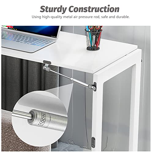 Bureau mural avec étagères de rangement pour optimiser votre espace de télétravail - 5