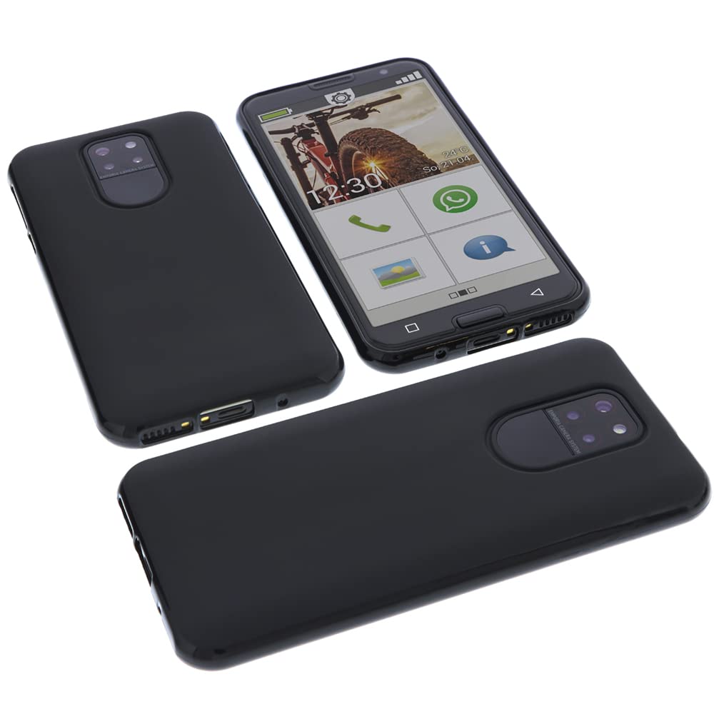 Caseroxx TPU-Custodia In Nero Per Emporia Smart 5 – Protezione Su - Foto 8