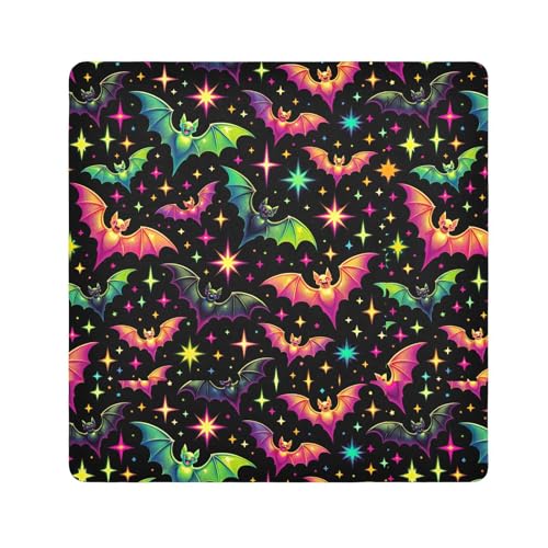 ODAWA Multi-purpose Wrap Cloth Halloween Neon Stars Bats Self-adhesive Cloth 13.8