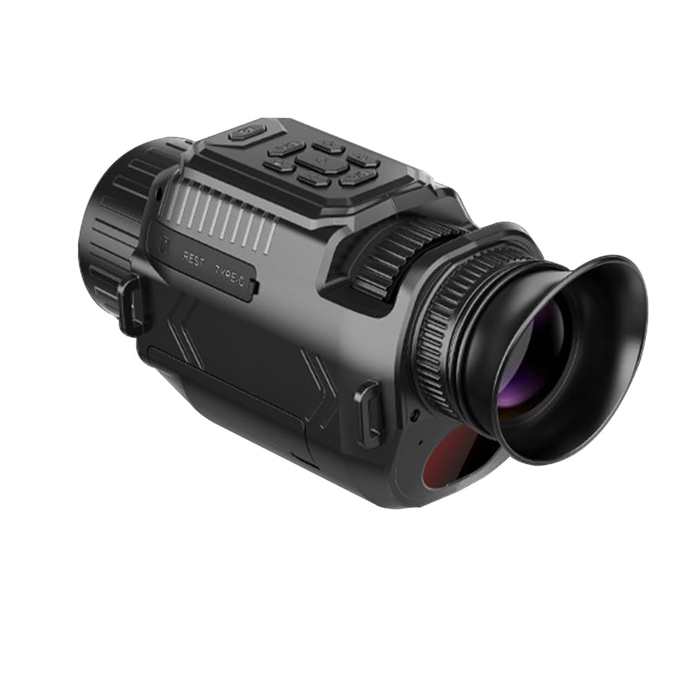 Monoculare Digitale A Infrarossi per Visione Notturna 4K, Immagine da 68 MP, Telescopio con Zoom Digitale 28X e WiFi per Ed Escursionismo