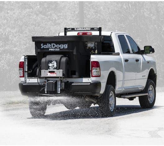 SALTDOGG PRO1500 1.5 Cubic Yard Electric Poly Hopper Spreader - Auger image 3