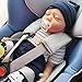 Car Seat Strap Covers for Baby Kids, Seat Belt Covers Strap Pads Cushion for boy Girl, Protect Neck and Shoulder rubbing, Anti-Slip Design, Universal for Stroller/Carrier/Pushchair Grey