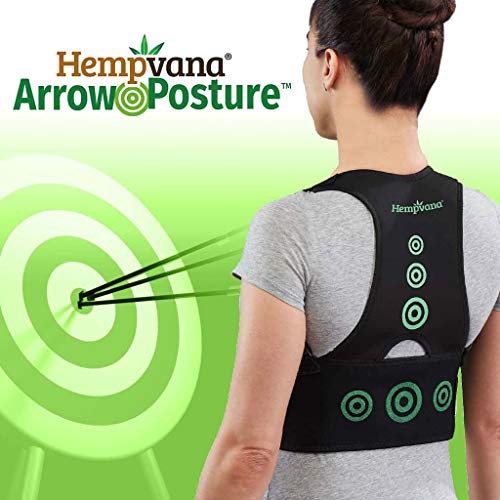 Hempvana-Arrow-Posture-Fully-Adjustable-Posture-Support-Posture-Corrector-for-Upper-Body-Helps-Correct-Slouching-Text-Neck-and-Hunching-Over-LXL
