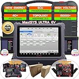 Autel MaxiSys Ultra EV OBD2 Scanner, 2025 Top EV Lntelligent Diagnostic Scan Tool, Upgrade of Autel Ultra / MS919 / MS909, with EVDiag Kit, High-Voltage System & Battery Pack Analysis, ECU Programming