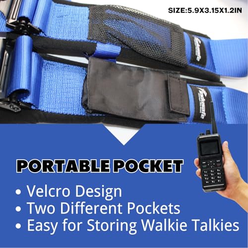Image of 4 Point Safety Harness with Padding, Latch and Link Safety Harness