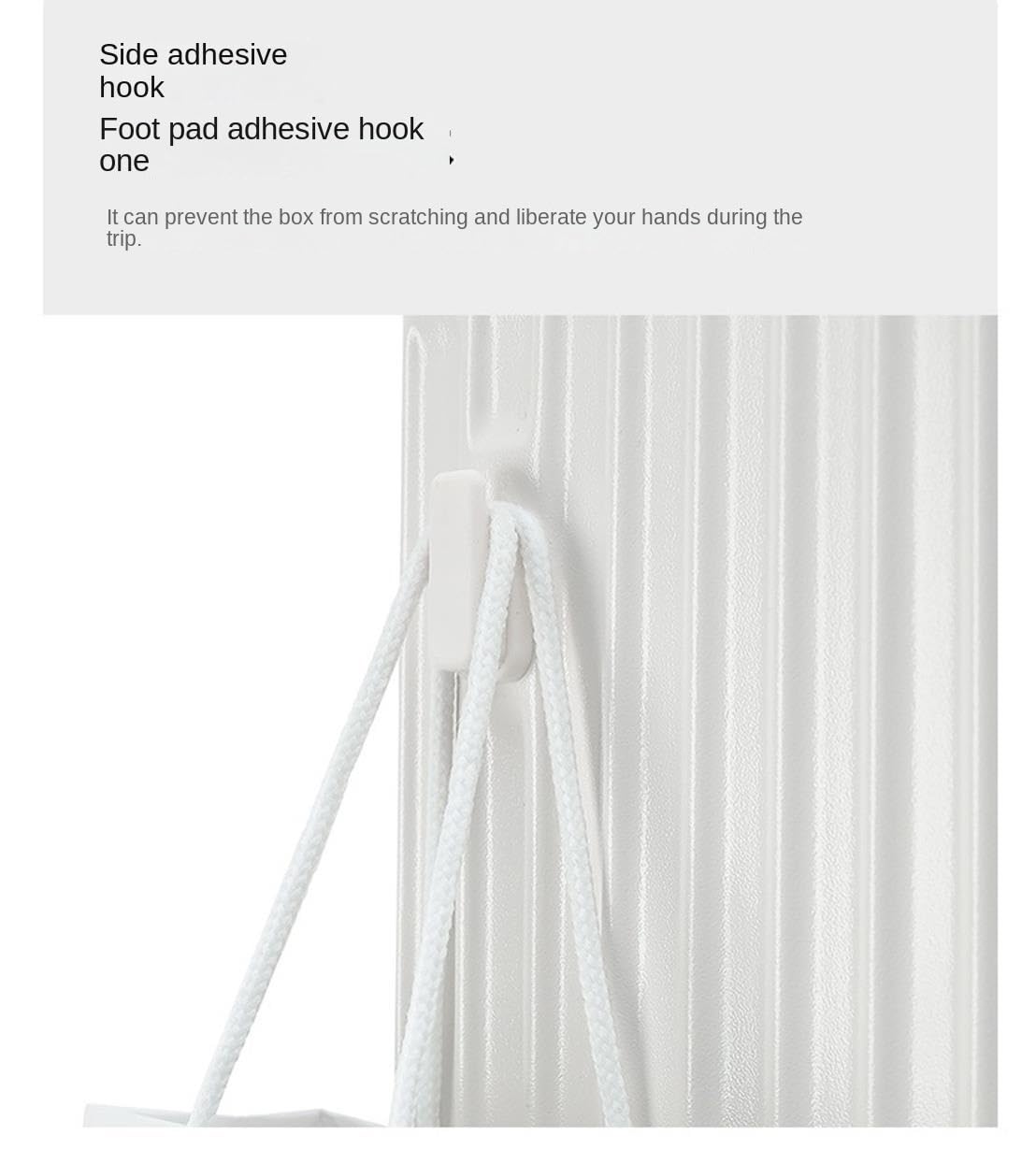Walizka Szeroka Torba Na Kółkach O Dużej Pojemności Dla Studentów Bagaż Podręczny(White,24inch)