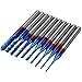 Générique LITAO-XIE, 10pcs 1/8" Shank End Mill Router Bits Set Nano Bleu Coated CNC Routeur Bits Acier carbure de Coupe Fraise (Taille : 3.175mm)