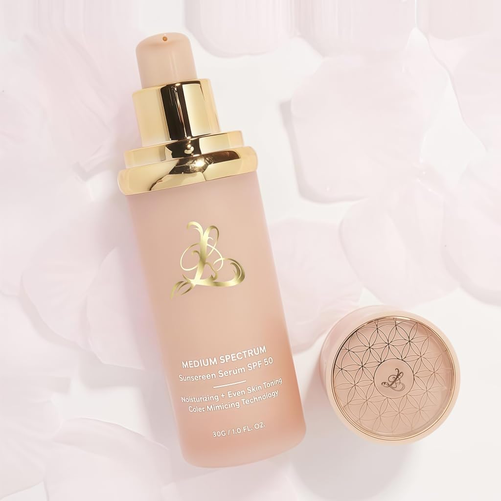 Infinite Love Makeup Base Maquillaje Hidratante Anti-Edad SPF 50 Textura Ligera sin Residuos Acabado Natural (Wheat Colour (2PCS))