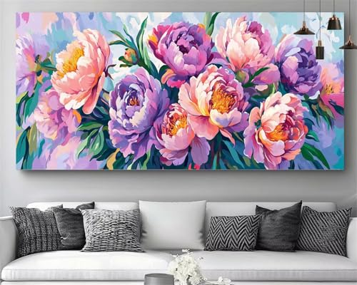 Peinture Diamant Fleur 5D pour Décorer le Salon ou la Chambre