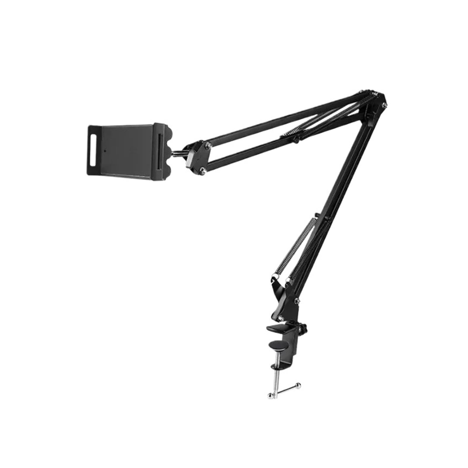 Supporto for tablet in metallo con braccio lungo a 360° da 4-11 pollici | Scrivania, letto, cucina, auto, 4-11 pollici, rotazione a 360°, braccio lungo