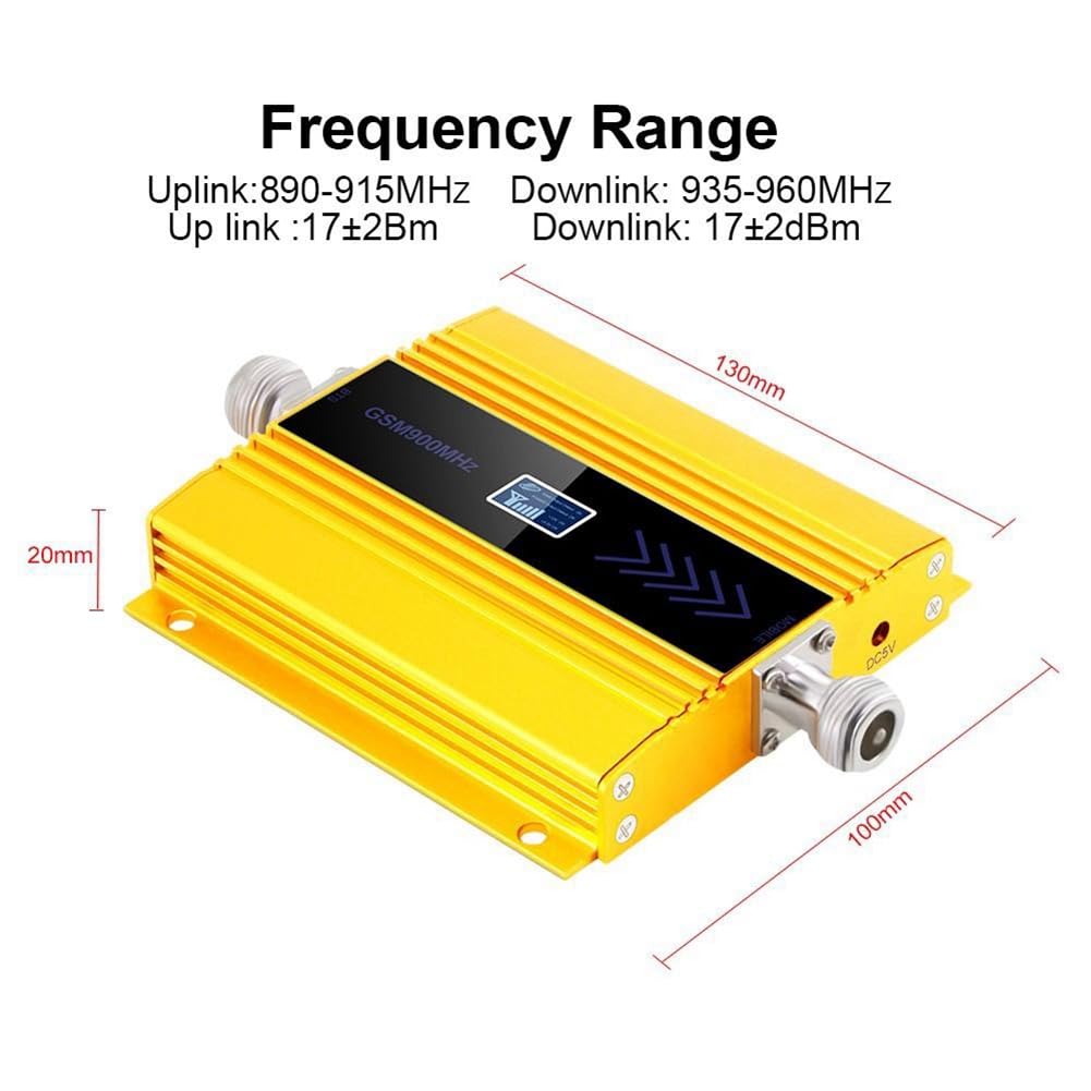 Amplificatore di Segnale per Telefoni Cellulari in Miniatura gsm 900 MHz Booster Ripetitore con Display LCD Ripetitore di Segnale 2G 3G 4G Spina UE