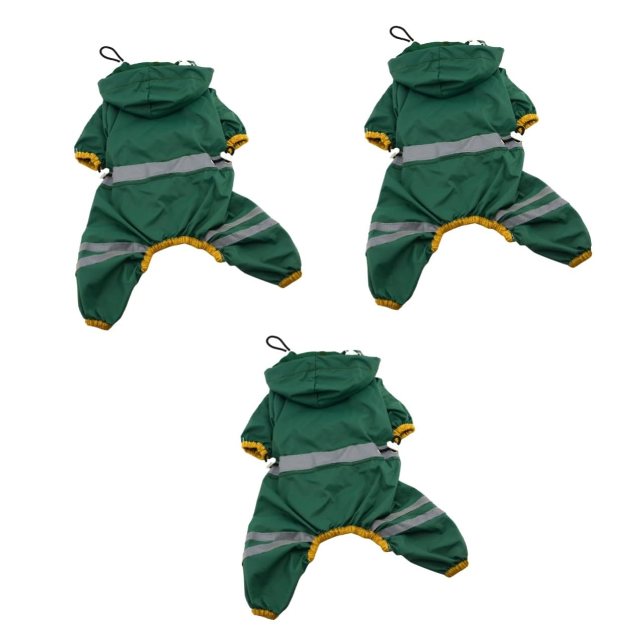 Housoutil 3pcs Pvc Dog Raincoat Breathable Pet Rainwear Dark Xxl Puppy Slicker Dog Rain Jacket for Small Pet Rain Coat
