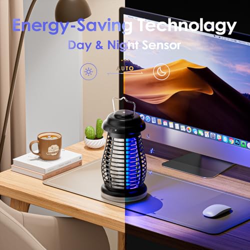 Otlotrte Cordless Bug Zapper Outdoor & With Led Ip67 Waterproof Mosquito Zapper Indoor & Camping 4800Mah Electric Wireless Fly Zapper Portable Fly Trap  thumb #4