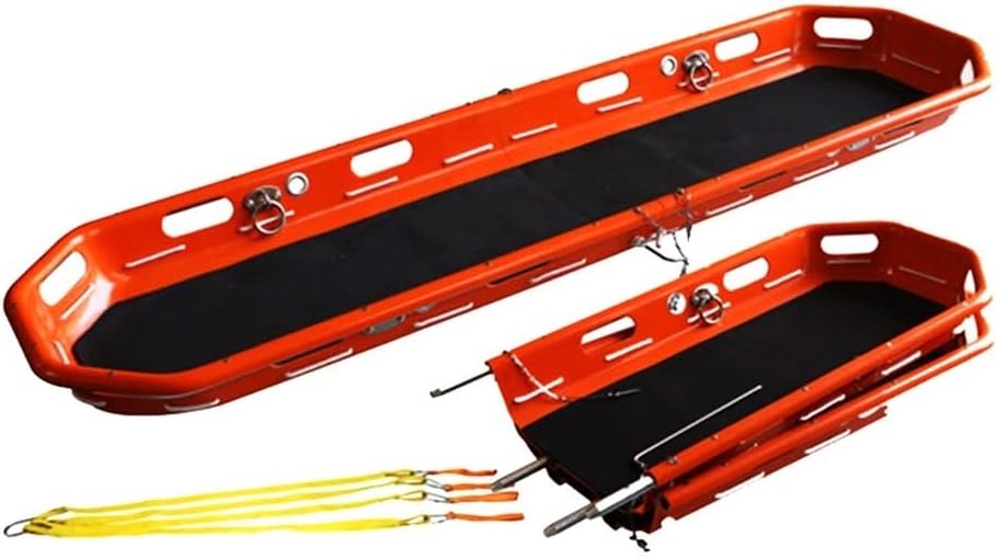 Portable Rescue Basket Stretcher, Split Rescue Stretcher with Lifting Bridle, Helicopter Rescue Basket Stretcher, for Emergency, Medical Emergency Patient Transport